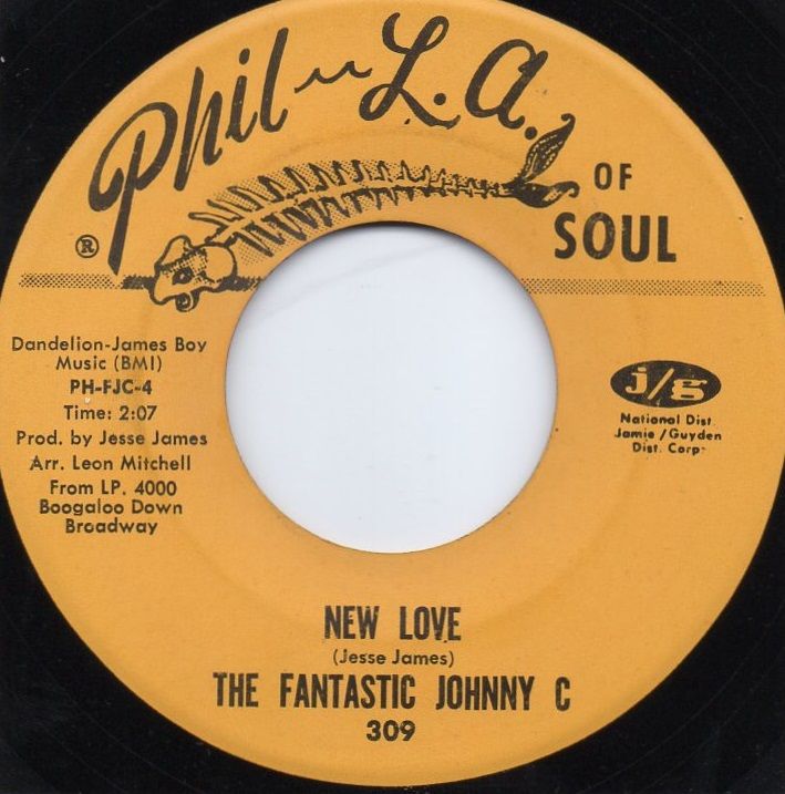 FANTASTIC JOHNNY C. - NEW LOVE
