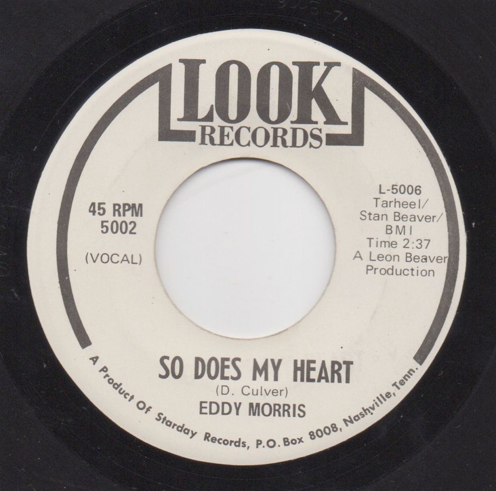 EDDY MORRIS - SO DOES MY HEART/ COME ON