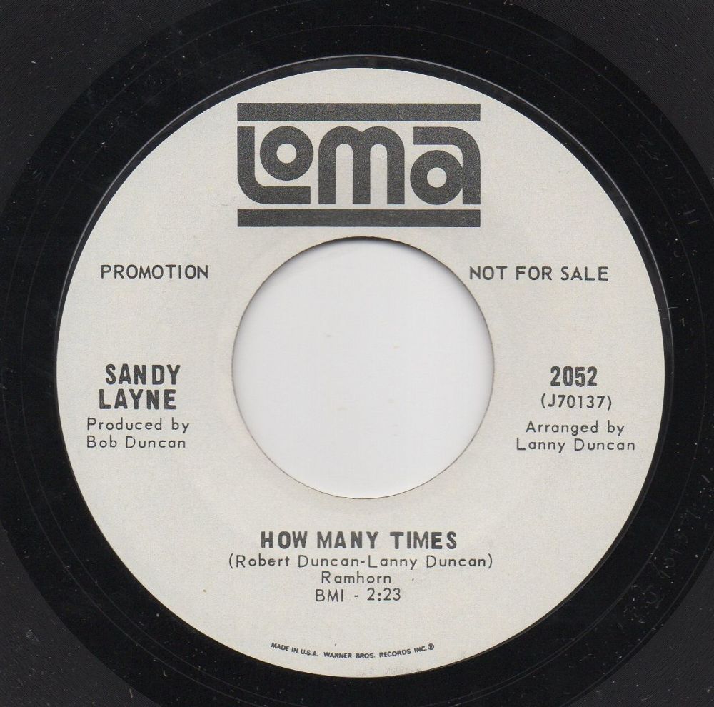 SANDY LAYNE - HOW MANY TIMES