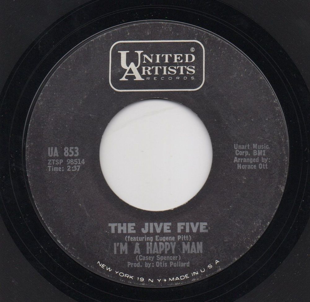 THE JIVE FIVE - I'M A HAPPY MAN