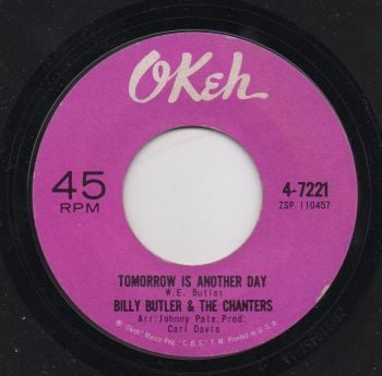 BILLY BUTLER & THE CHANTERS - TOMORROW IS ANOTHER DAY