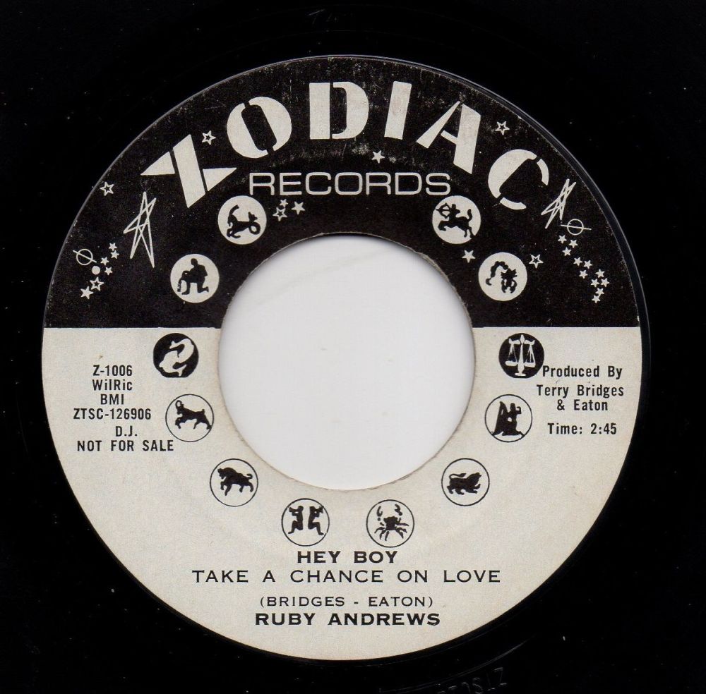 RUBY ANDREWS - HEY BOY (TAKE A CHANCE ON LOVE)