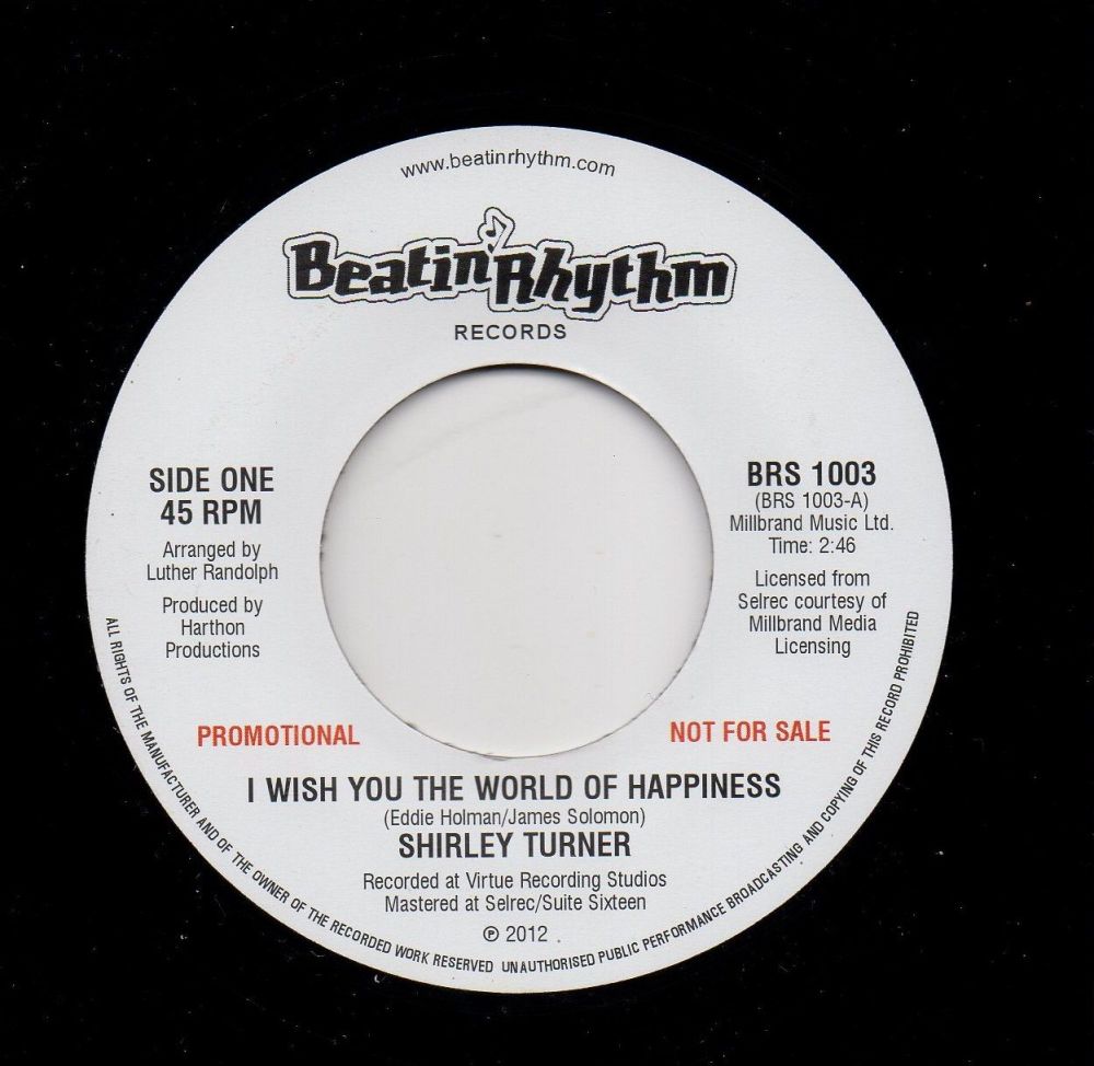 SHIRLEY TURNER - I WISH YOU THE WORLD OF HAPPINESS (PROMO)