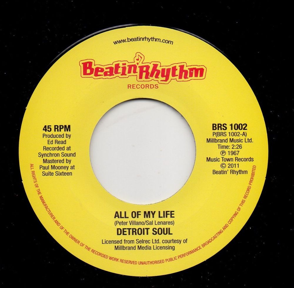 DETROIT SOUL - ALL OF MY LIFE
