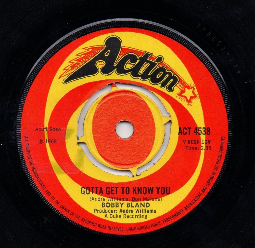 BOBBY BLAND - GOTTA GET TO KNOW YOU