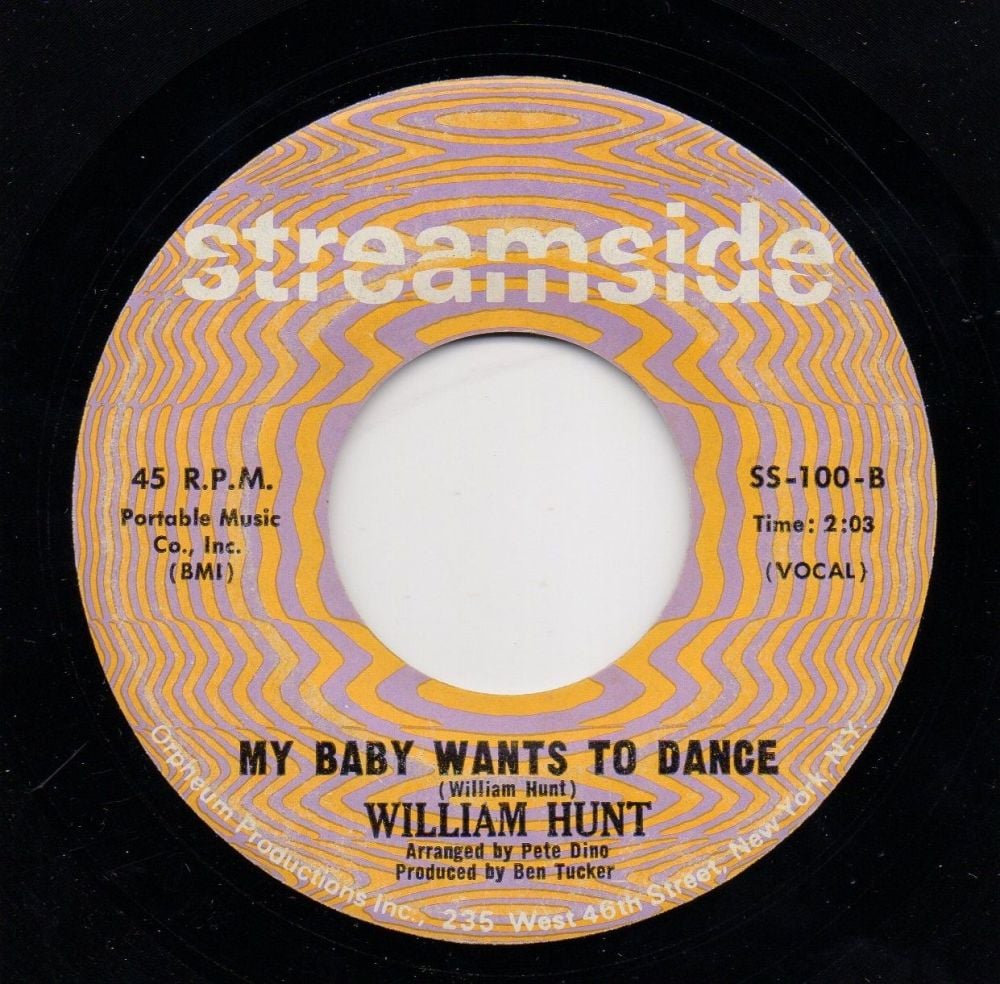 WILLIAM HUNT - MY BABY WANTS TO DANCE