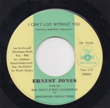 ERNEST JONES - I CAN'T LIVE WITHOUT YOU