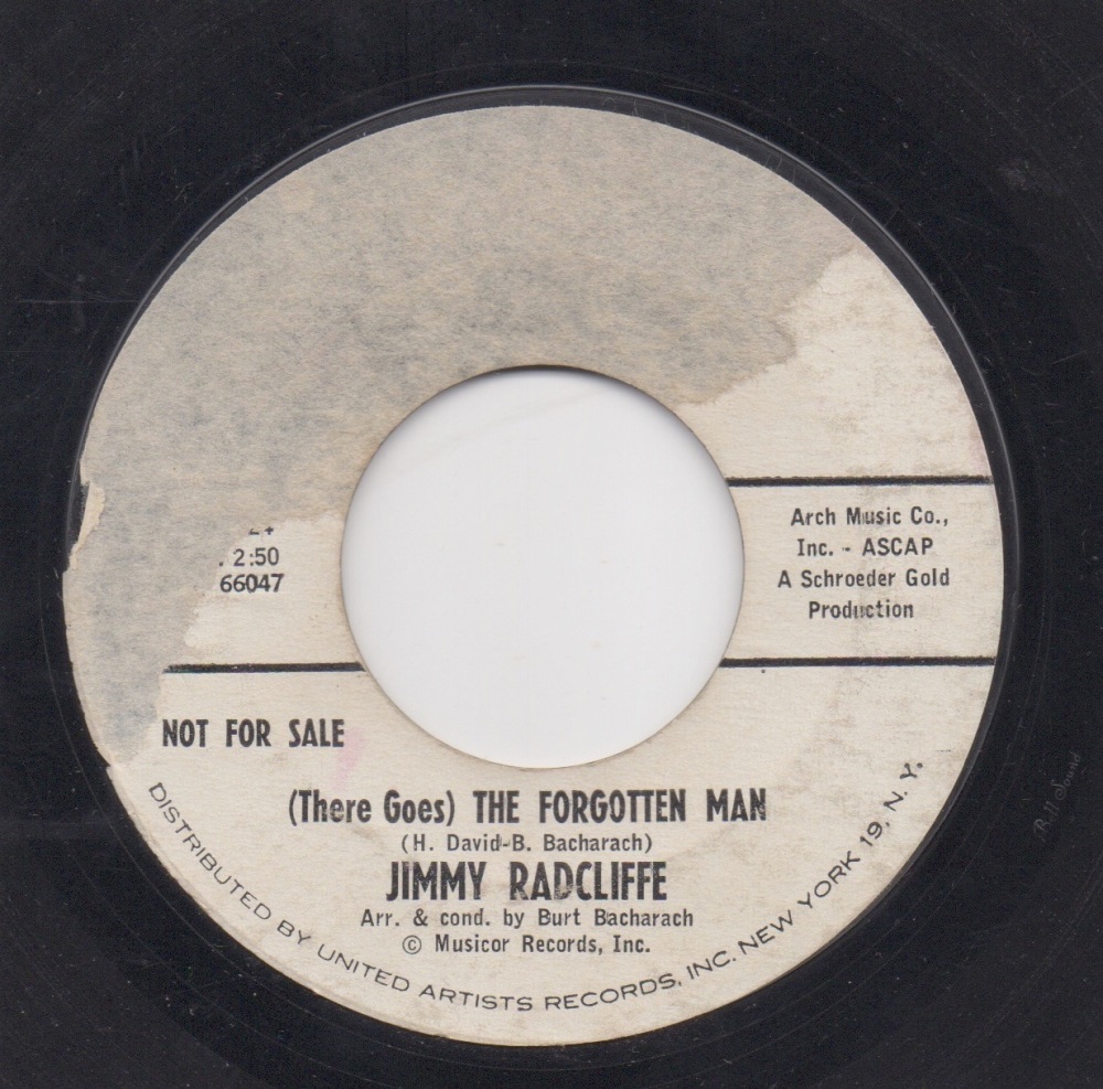 JIMMY RADCLIFFE - (THERE GOES) THE FORGOTTEN MAN