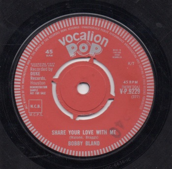BOBBY BLAND - SHARE YOUR LOVE WITH ME