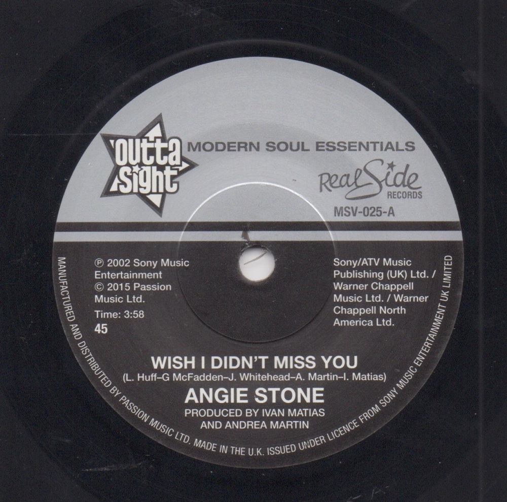 ANGIE STONE - WISH I DIDN'T MISS YOU