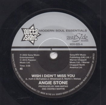 ANGIE STONE - WISH I DIDN'T MISS YOU