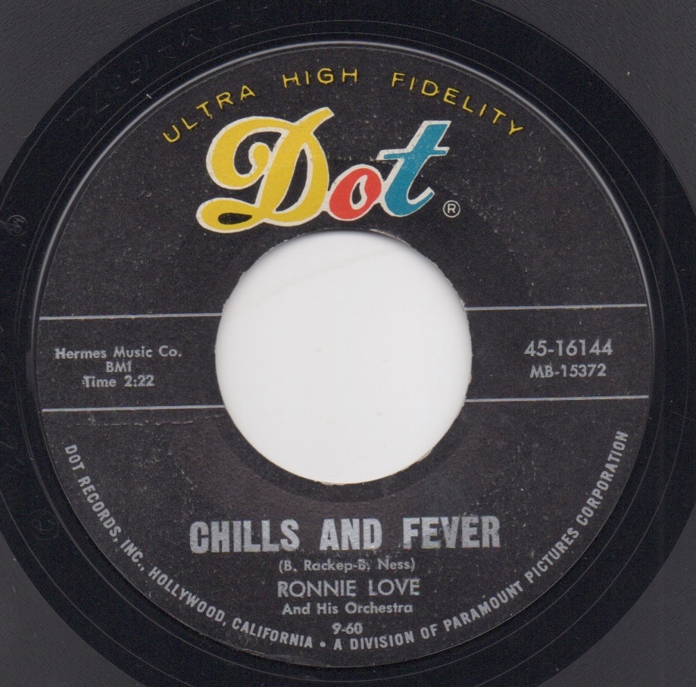 RONNIE LOVE & HIS ORCHESTRA - CHILLS & FEVER