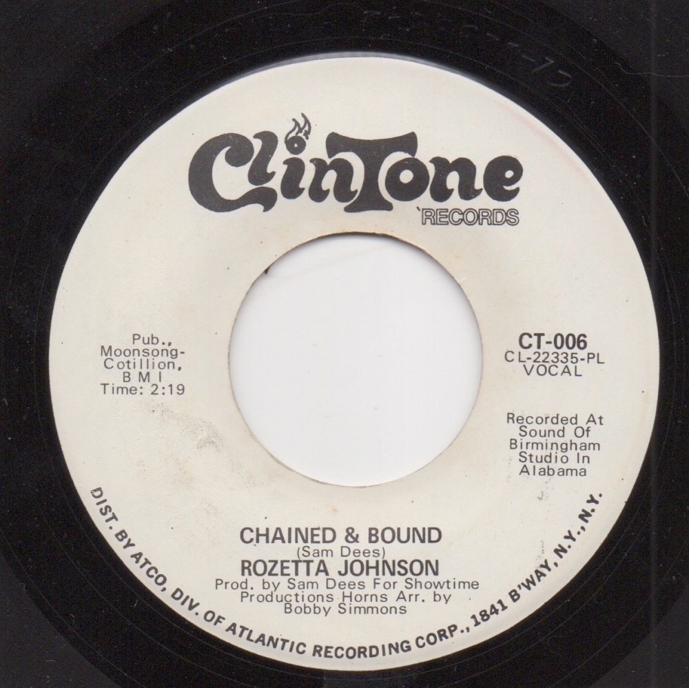 ROZETTA JOHNSON - CHAINED & BOUND