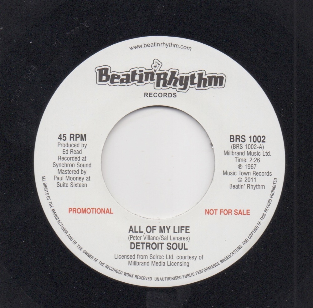 DETROIT SOUL - ALL OF MY LIFE