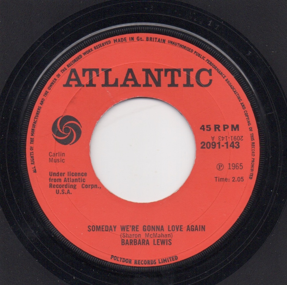 BARBARA LEWIS - SOMEDAY WE'RE GONNA LOVE AGAIN / BABY, I'M YOURS
