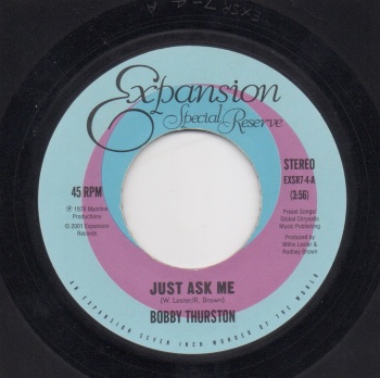 BOBBY THURSTON - JUST ASK ME / TREAT ME THE SAME WAY