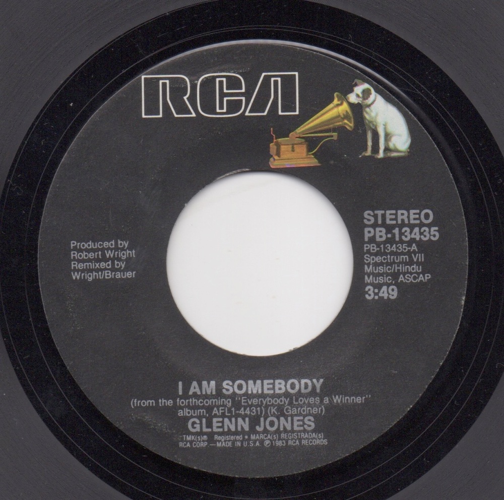 GLENN JONES - I AM SOMEBODY