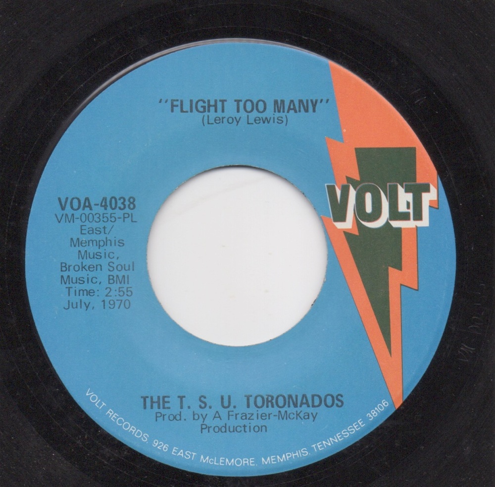 THE T.S.U. TORONADOS - FLIGHT TOO MANY / PLAY THE MUSIC TORONADOS
