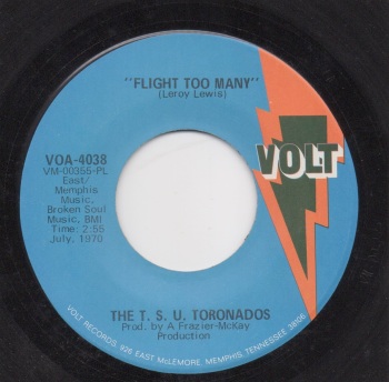 T.S.U. TORONADOS - FLIGHT TOO MANY / PLAY THE MUSIC TORONADOS