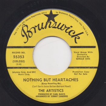 ARTISTICS - NOTHING BUT HEARTACHES