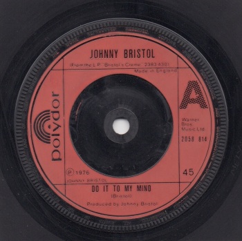 JOHNNY BRISTOL - DO IT TO MY MIND