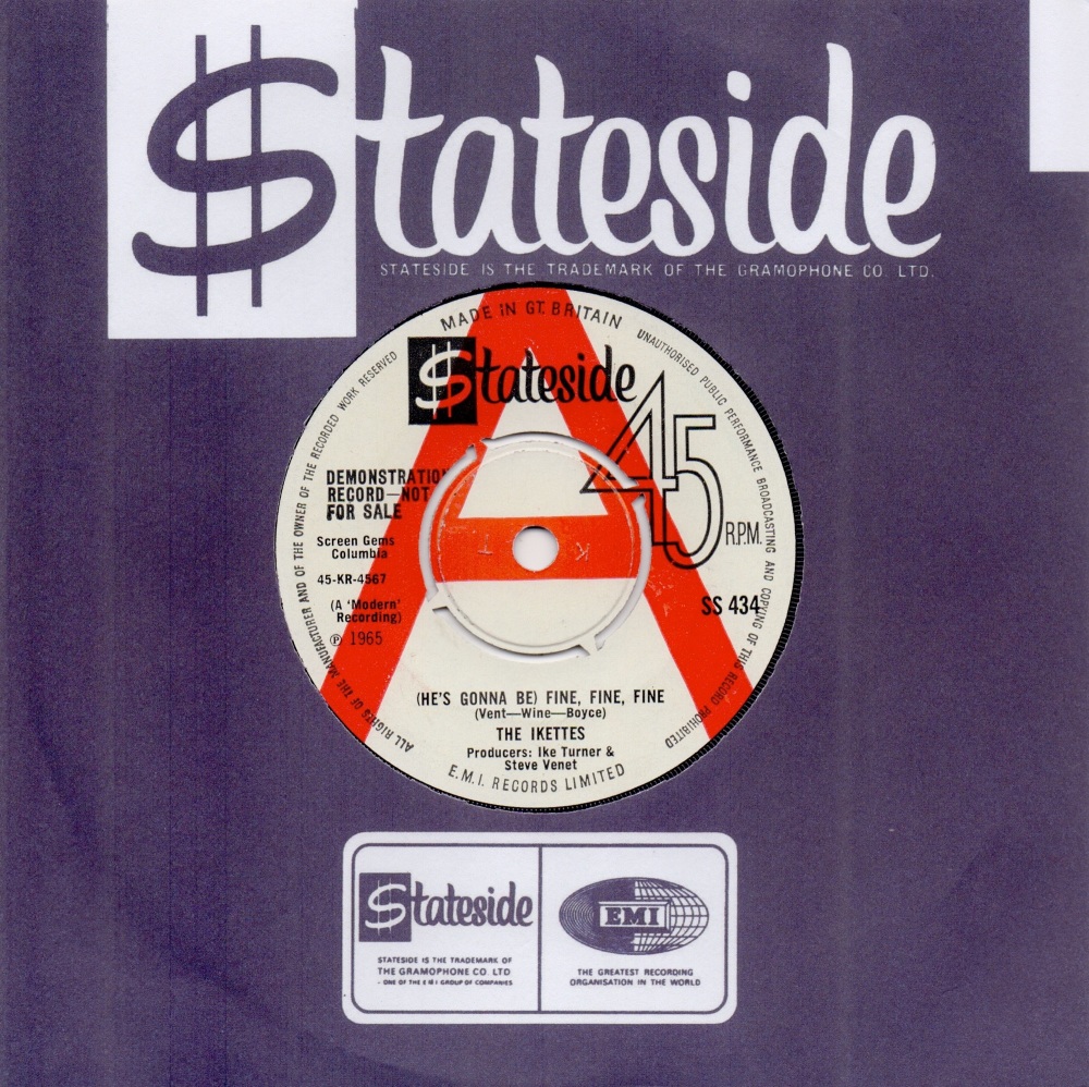 IKETTES - (HE'S GONNA BE) FINE, FINE, FINE