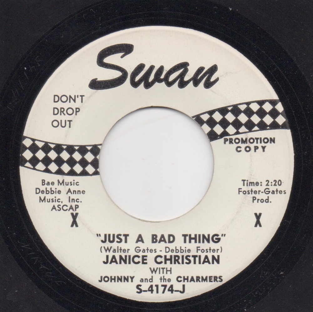 JANICE CHRISTIAN with JOHNNY & THE CHARMERS - JUST A BAD THING