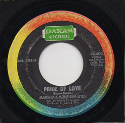 MARSHALL & THE CHI-LITES - PRICE OF LOVE