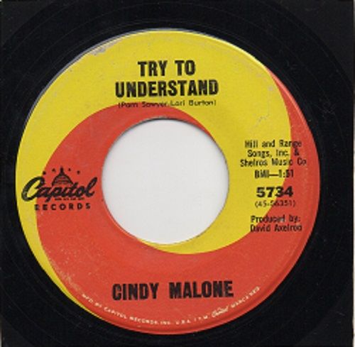 CINDY MALONE - TRY TO UNDERSTAND