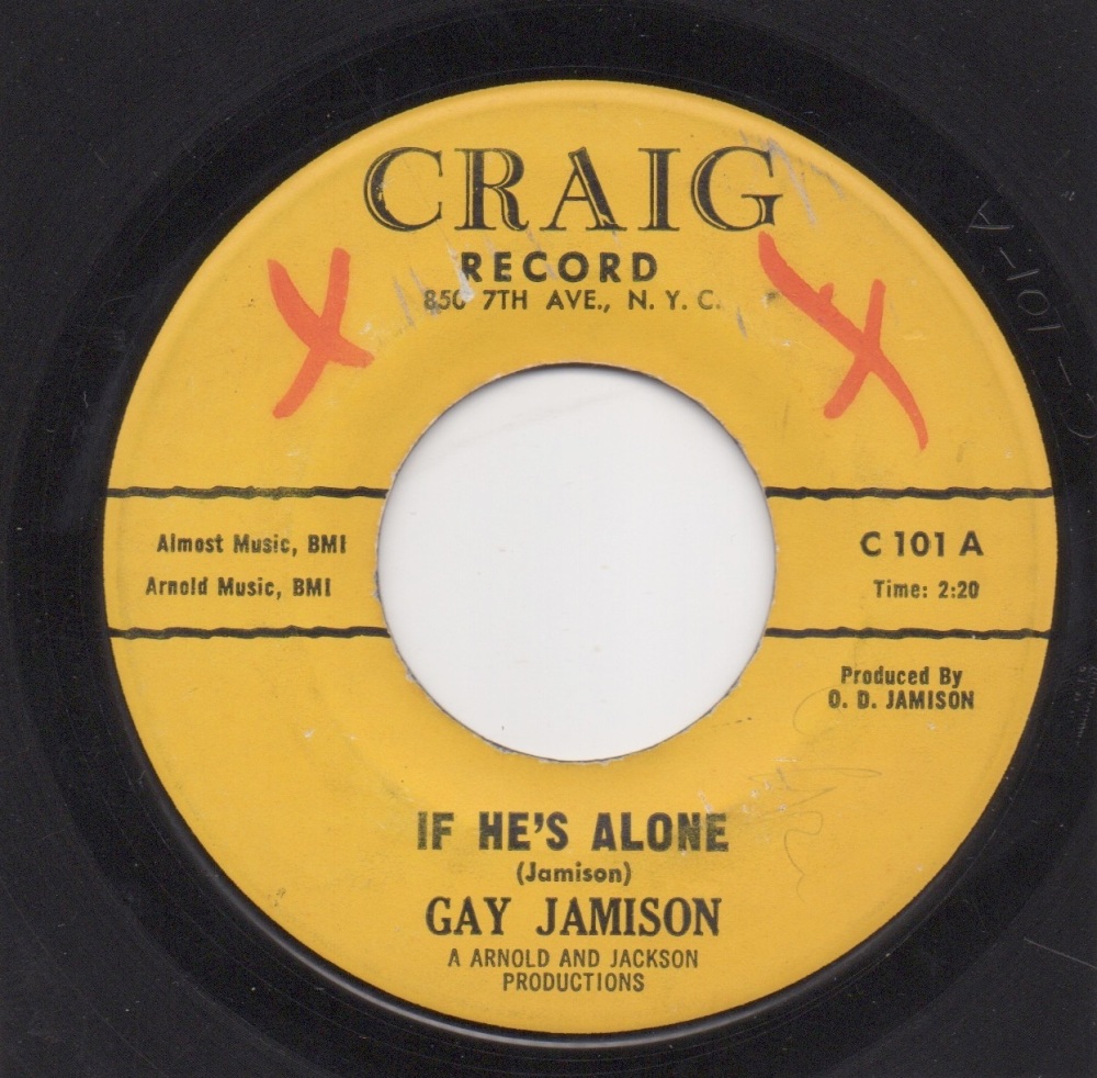 GAY JAMISON - IF HE'S ALONE