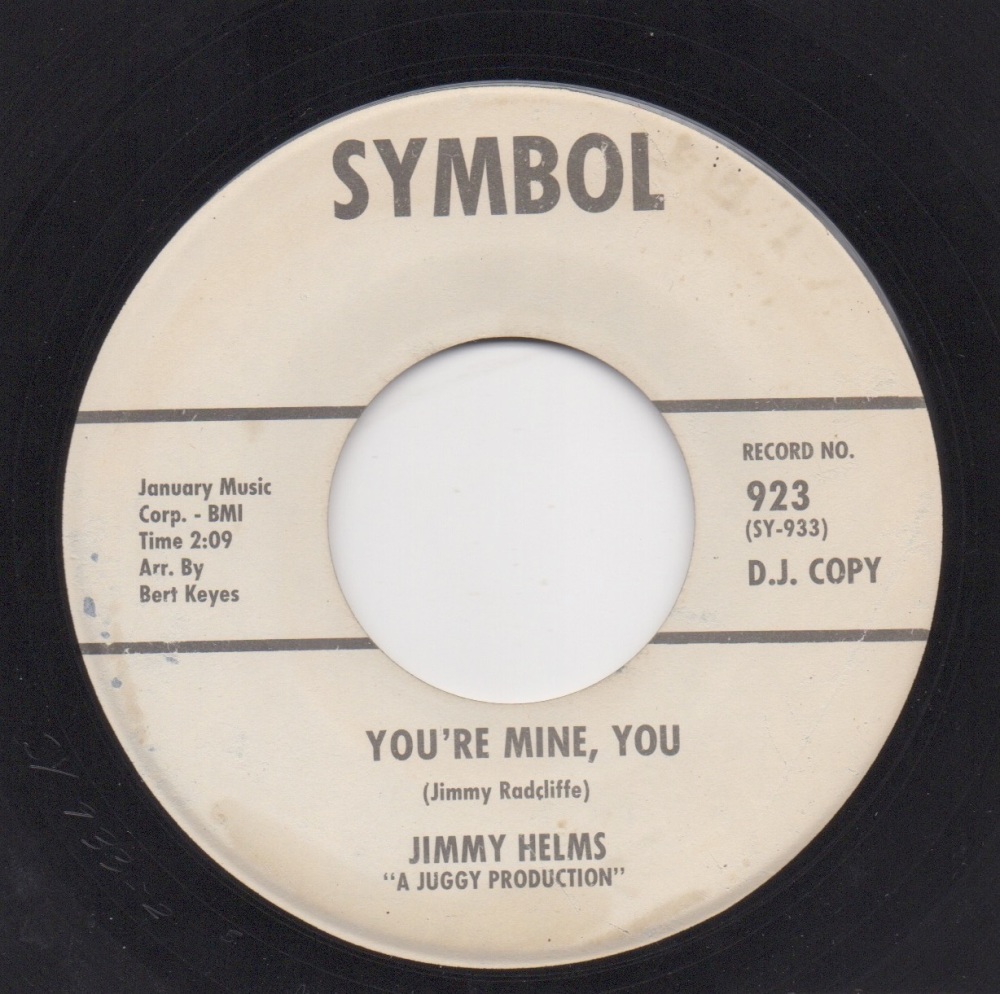 JIMMY HELMS - YOU'RE MINE, YOU