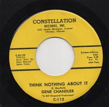 GENE CHANDLER - THINK NOTHING ABOUT IT