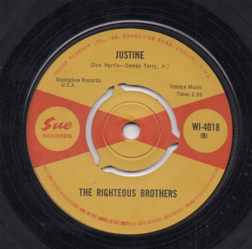 RIGHTEOUS BROTHERS - JUSTINE