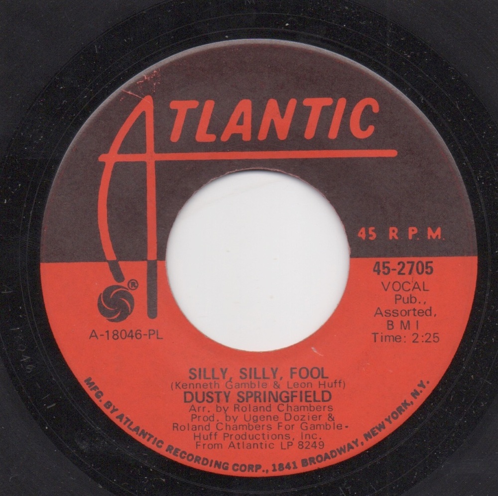 DUSTY SPRINGFIELD - SILLY, SILLY, FOOL