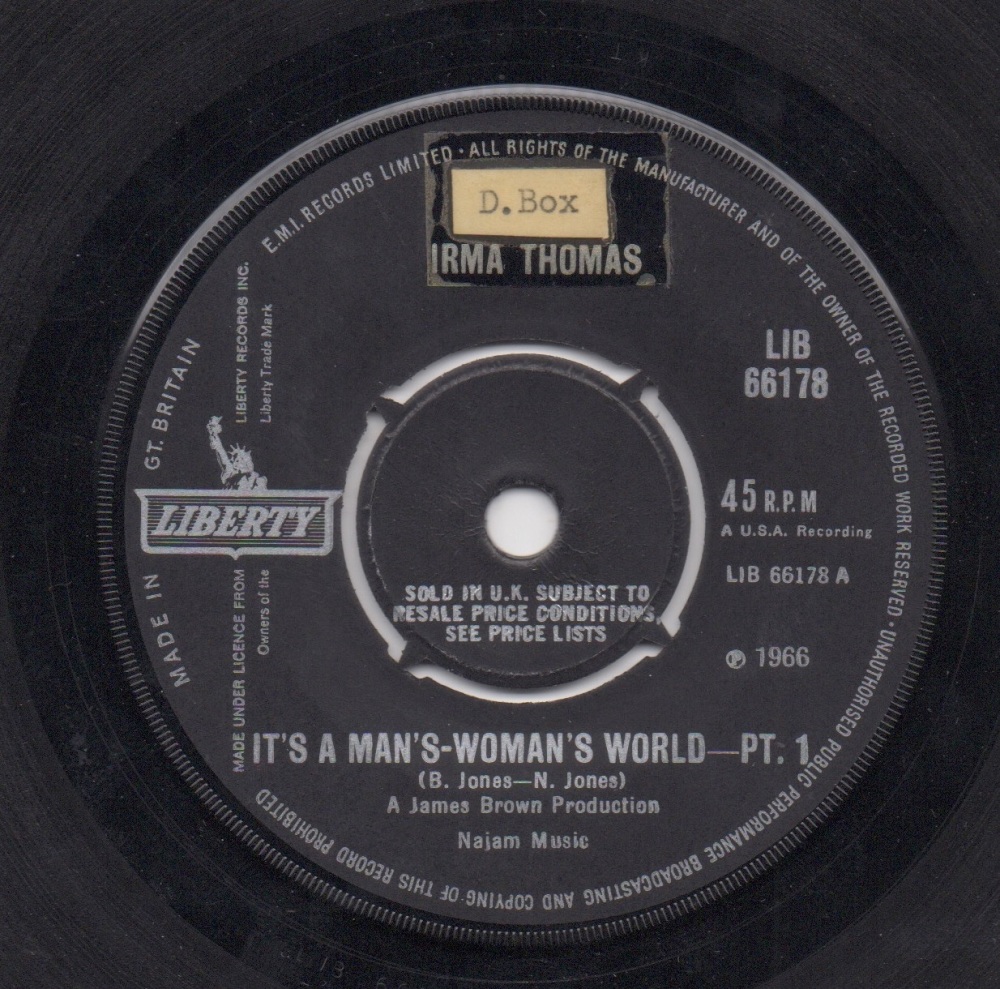 IRMA THOMAS - IT'S A MAN'S-WOMAN'S WORLD PART 1&2