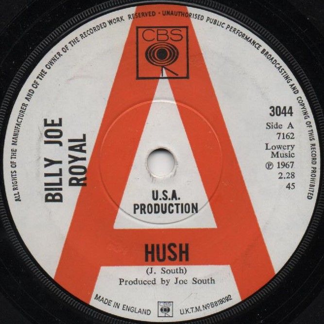 BILLY JOE ROYAL - HUSH