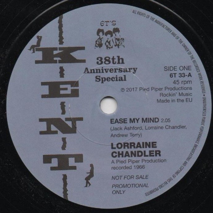LORRAINE CHANDLER/ MAGNIFICENTS - EASE MY MIND/ I CAN FLY