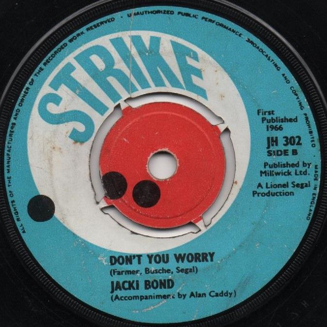 JACKI BOND - DON'T YOU WORRY