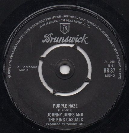 JOHNNY JAMES & THE KING CASUALS - PURPLE HAZE