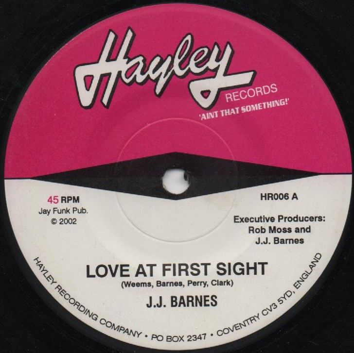 J. J. BARNES - LOVE AT FIRST SIGHT/ THINK I GOT A GOOD CHANCE