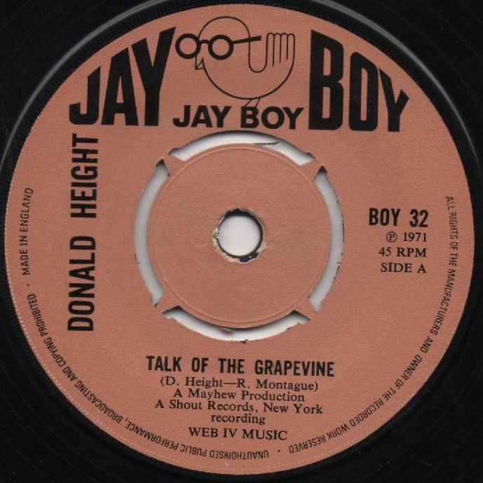 DONALD HEIGHT - TALK OF THE GRAPEVINE