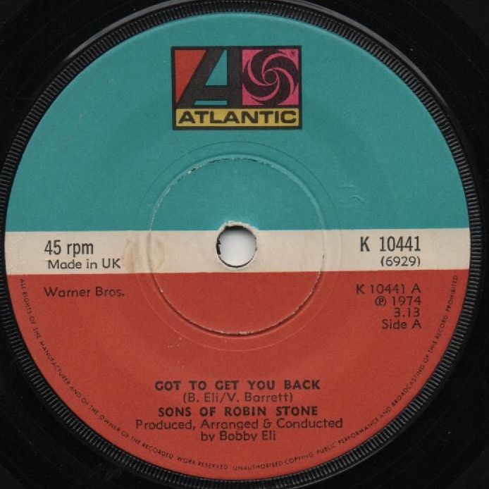 SONS OF ROBIN STONE - GOT TO GET YOU BACK