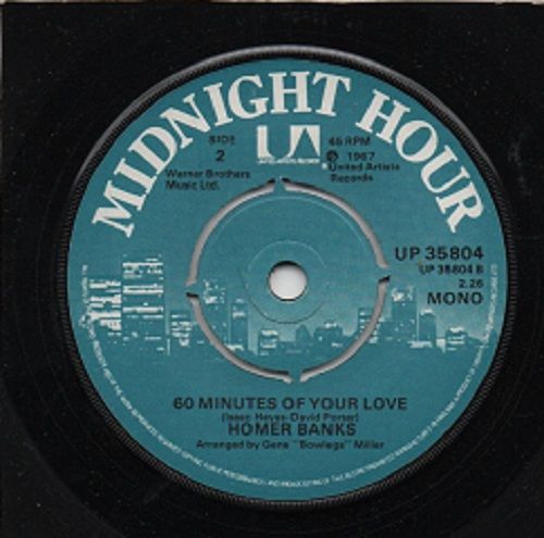 HOMER BANKS - 60 MINUTES OF YOUR LOVE / HOOKED BY LOVE