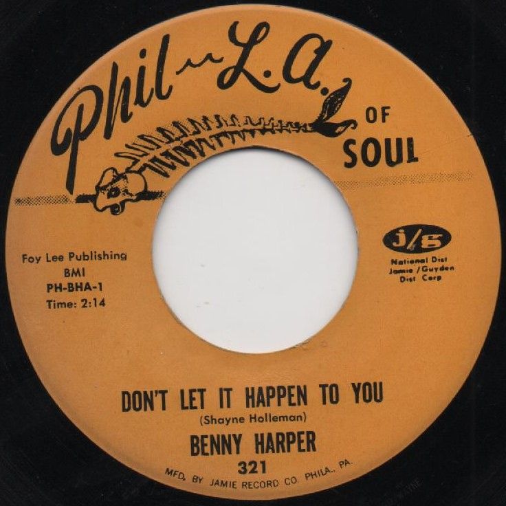 BENNY HARPER - DON'T LET IT HAPPEN TO YOU