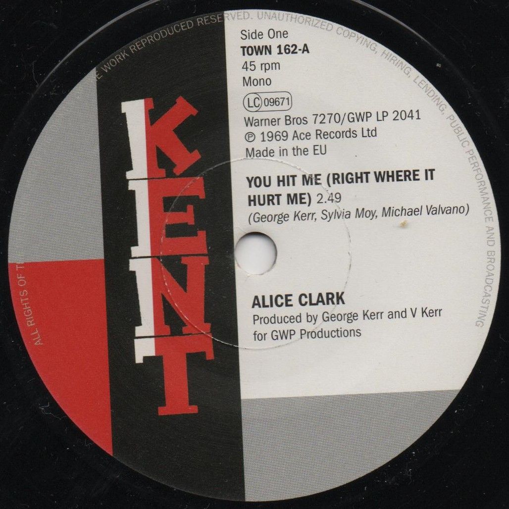 ALICE CLARK - YOU HIT ME