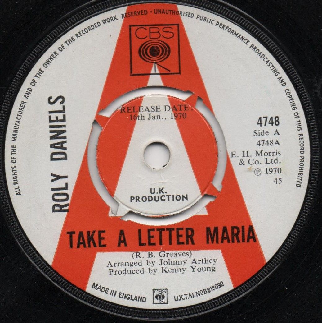 ROLY DANIELS - TAKE A LETTER MARIA