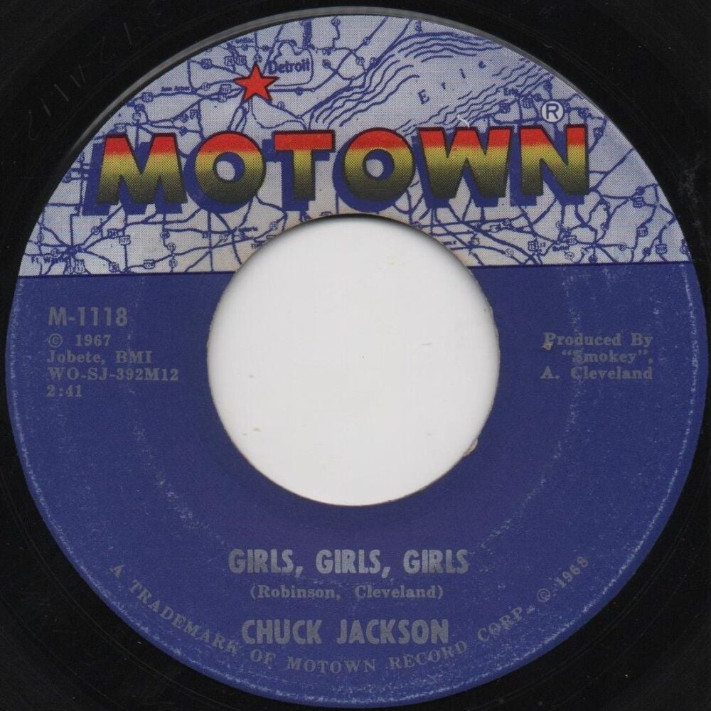 CHUCK JACKSON - GIRLS, GIRLS, GIRLS