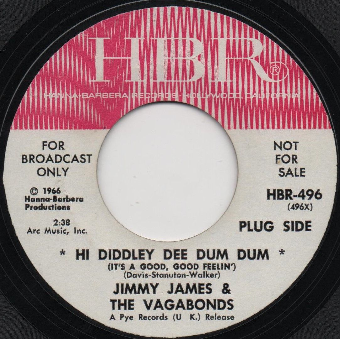 JIMMY JAMES & THE VAGABONDS - HI DIDDLEY DEE DUM DUM