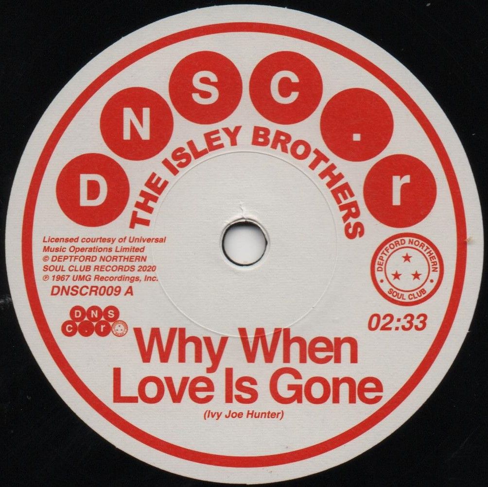 ISLEY BROTHERS/ BRENDA HOLLOWAY - WHY WHEN LOVE HAS GONE/ CAN'T HOLD THE FE