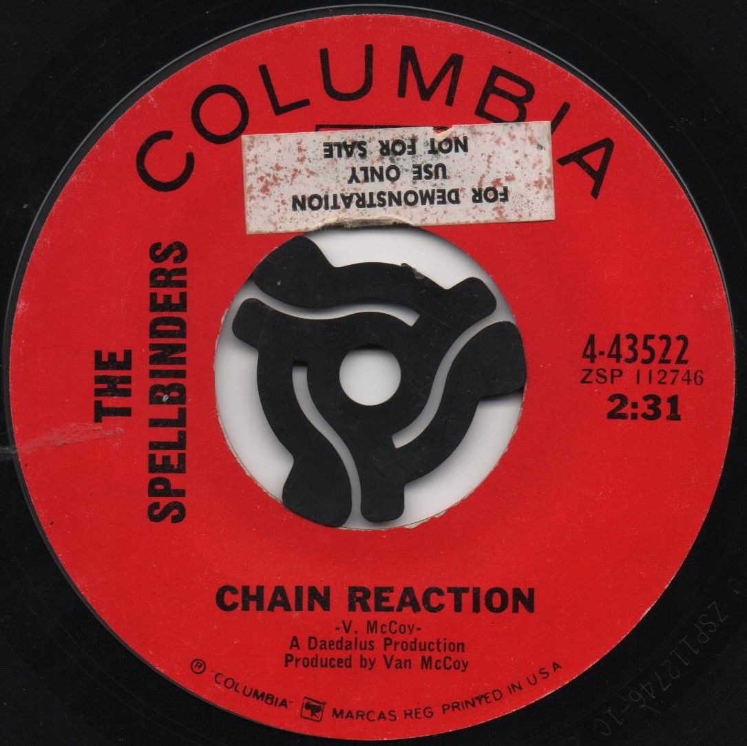 SPELLBINDERS - CHAIN REACTION/ A LITTLE ON THE BLUE SIDE